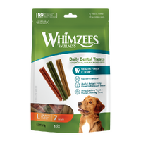 Whimzees Stix Daily Dental Treats for Large Dogs 18-27kg - 2 Sizes image