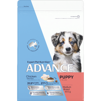 Advance Puppy Medium Breed Dry Dog Food Chicken with Rice - 4 Sizes image