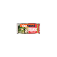 Feline Natural NZ Chicken & King Salmon Feast Canned Cat Food - 2 Sizes image