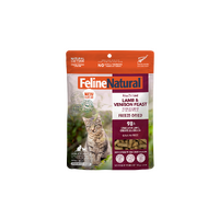 Feline Natural NZ Lamb & Venison Feast Grain-Free Freeze-Dried Cat Food -2 Sizes image