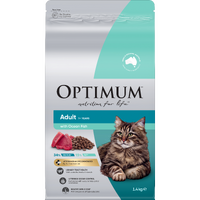 Optimum Adult 1+ Years Pet Dry Cat Food with Ocean Fish - 2 Sizes image