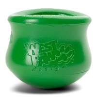 West Paw Toppl Treat Dispenser Enrichment Puzzle Dog Toy Clover - 3 Sizes image