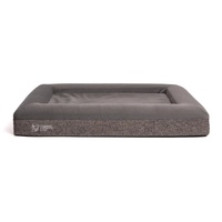 Happy Staffy Co Deluxe Orthopedic Memory Foam Dog Bed Dark Grey - 2 Sizes image