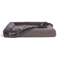 Happy Staffy Co Pullover Blanket Cover Dog Bed Dark Grey - 2 Sizes image
