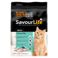 Savour Life Adult Complete & Balanced Dry Cat Food Ocean Fish - 2 Sizes image