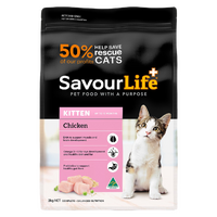 Savour Life Kitten Complete & Balanced Dry Cat Food Chicken - 2 Sizes image