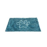 DGS Pet Dirty Dog Doormat Quick-Drying Non-slip Backing Pacific Blue - 3 Sizes image
