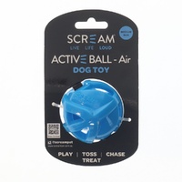 Scream Active Ball Air Interactive Play Dog Toy Medium 6cm - 5 Colours image