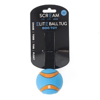 Scream Elite Ball Tug Interactive Play Dog Toy Large 24cm - 3 Colours image