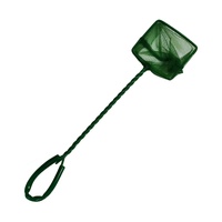 Boyu Fine Fish Net Green Netting with Green Handle for Aquarium - 3 Sizes image