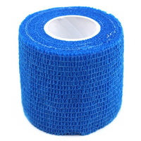 Wrap It Cohesive Elastic Pet Bandage Tape for Dogs & Cats Blue - 3 Sizes image