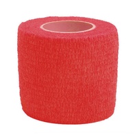 Wrap It Cohesive Elastic Pet Bandage Tape for Dogs & Cats Red - 3 Sizes image