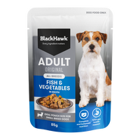 Black Hawk Adult All Breeds Original Wet Dog Food Fish & Vegetables - 2 Sizes image