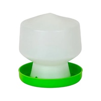 ShowMaster Durable Drinker Waterer for Poultry Green & White - 4 Sizes image