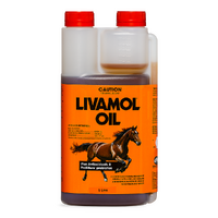 IAH Livamol Oil Omega-3 Antioxidants & Probiotics for Horses - 3 Sizes image