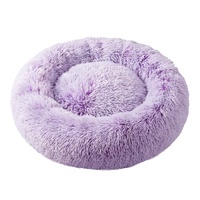 Snuggle Pals Calming Cuddler Plush Pet Bed Ombre Purple - 5 Sizes image