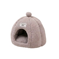 Snuggle Pals Cozy Cove Plush Pet Bed for Cats & Small Dogs - 2 Colours image