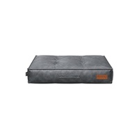 Snuggle Pals Signature Faux Leather Pet Bed Washed Blue - 2 Sizes image