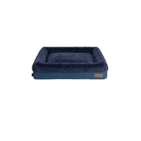 Snuggle Pals Supreme Lounge Pet Bed for Dogs & Cats Deep Blue - 3 Sizes image