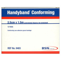 Handyband Conforming Non-Adhesive Gauze Elastic Bandage - 4 Sizes image