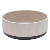 Fuzzl Titan Natural Bamboo & Rubber Base Ultra Grip Dog Bowl - 2 Sizes image