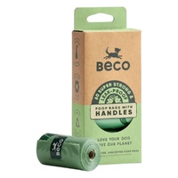 Beco Poop Bags with Handles Strong Leak-Proof Unscented - 2 Sizes image