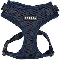 Puppia Ritefit Air-Mesh Adjustable Safety Harness for Dogs Navy - 4 Sizes image