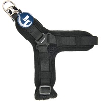 Puppia Soft Air-Mesh Adjustable Safety Harness X for Dogs Black - 3 Sizes image