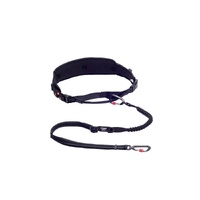 Rogz AirTech Sport Reflective Belt & Lead for Dogs Nightsky Black - 2 Sizes image