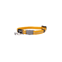 Rogz AlleyCat Reflective Durable Safety Collar for Cats Gold - 2 Sizes image