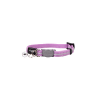 Rogz AlleyCat Reflective Durable Safety Collar for Cats Lilac - 2 Sizes image