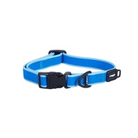 Rogz Amphibian Classic Hypoallergenic Pet Dog Collar Blue - 3 Sizes image
