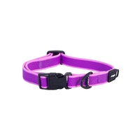 Rogz Amphibian Classic Hypoallergenic Pet Dog Collar Purple - 3 Sizes image