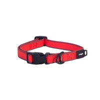 Rogz Amphibian Classic Hypoallergenic Pet Dog Collar Red - 3 Sizes image