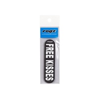 Rogz Personalised Pre-Made Free Kisses Dog Badge Easy-to-Fit - 2 Sizes image