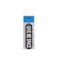 Rogz Personalised Pre-Made Give Me Space Dog Badge Easy-to-Fit - 2 Sizes image
