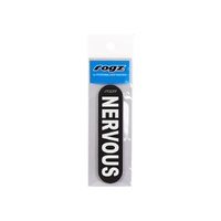 Rogz Personalised Pre-Made Nervous Dog Badge Easy-to-Fit - 2 Sizes image