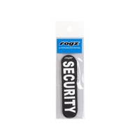 Rogz Personalised Pre-Made Security Dog Badge Easy-to-Fit - 2 Sizes image