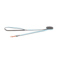 Rogz Urban Classic Soft Plush Webbing Dog Lead Turquoise Moon - 2 Sizes image