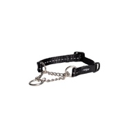Rogz Utility Control Reflective Durable Dog Collar Chain Black - 2 Sizes image