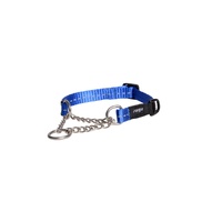 Rogz Utility Control Reflective Durable Dog Collar Chain Blue - 2 Sizes image