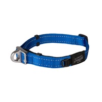 Rogz Utility Safety Reflective Pet Dog Collar Snag Safe Blue - 2 Sizes image