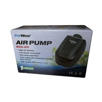 PetWorx Twin Outlet Air Pump with Rheostat for Aquariums WXA-201 4W 2x 2L/min image