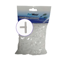PetWorx T-Piece Airline Divider Aquarium Accessory Pack of 100 image