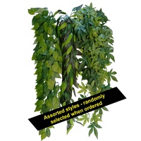 PetWorx Jungle Plant for Cage Decoration Assorted Styles 28 Inch image