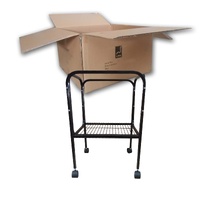 PetWorx Bird Cage Stand B2 Black/White 48 x 36 x 70cm Pack of 4 image