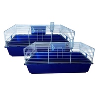 PetWorx Guinea Pig Cage incl Drinker Bottle Box of 2 80 x 48 x 34cm image