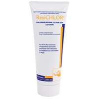 Virbac Resichlor Chlorhexidine Leave-On Skin Care Lotion 200ml  image
