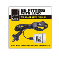 URS Edison Screw Fitting With Lead Heat Globe Holder ES Fitting  image
