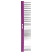Shear Magic Aluminium Pet Dog Comb 26 Coarse 38 Medium Teeth 190mm image
